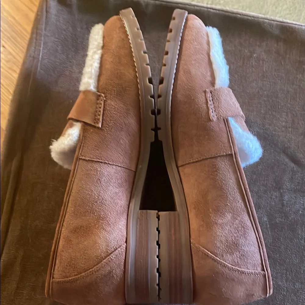 Talbots Cassidy Sherpa Suede Loafers - Picture 3 of 8